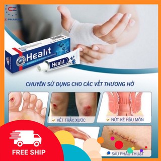 Healit Gel bôi liền vết thương loại 5g (tặng kèm 1 chai suporan xịt rửa vết thương)