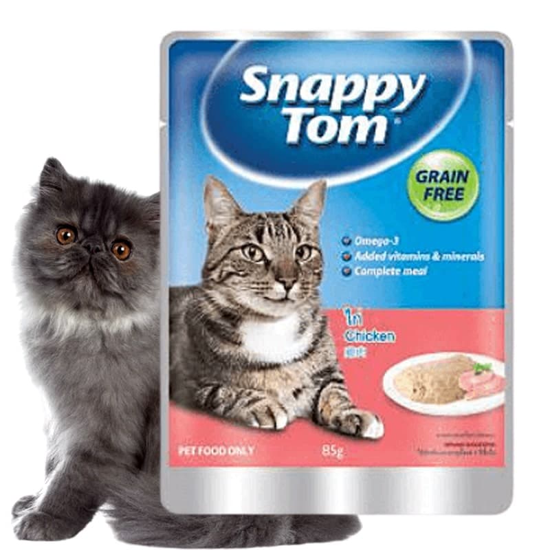 Pate cho mèo con Snappy Tom 150G