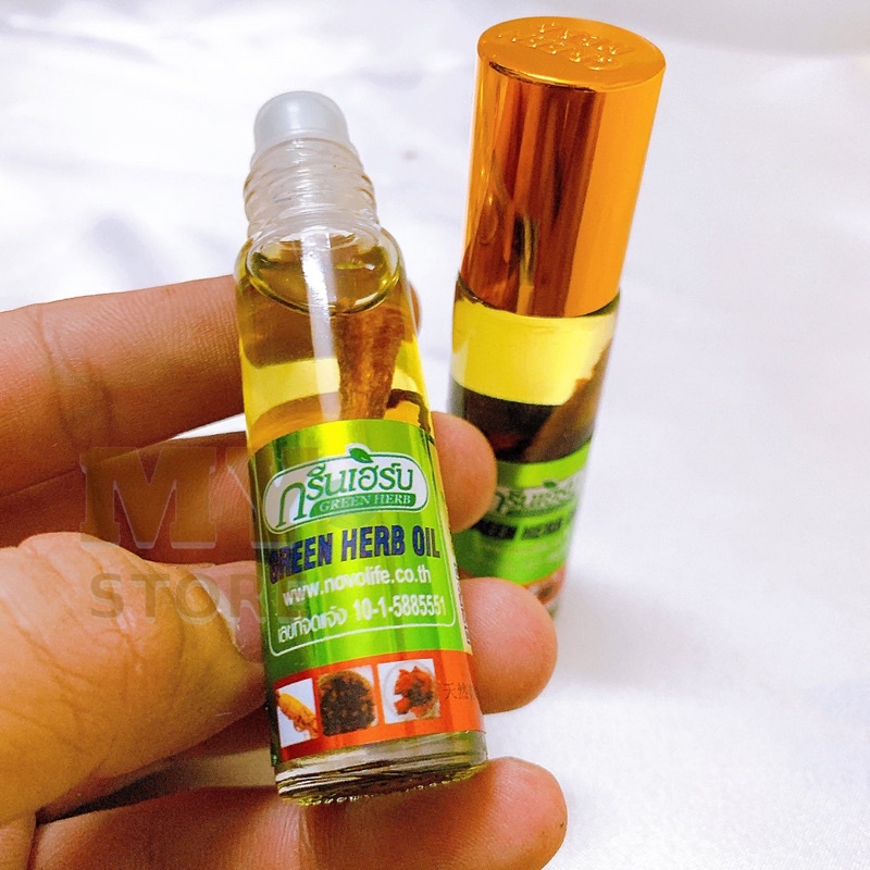 (Chính Hãng) Dầu Lăn Sâm Green Herb Thái Lan 8cc