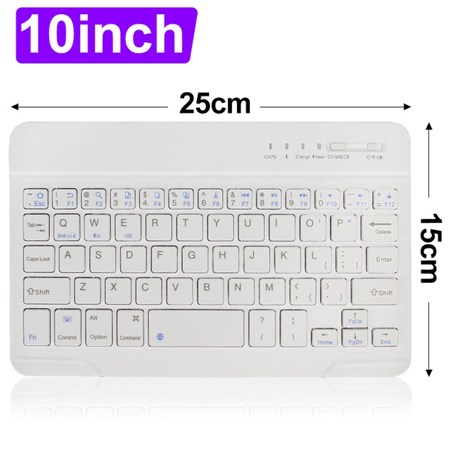 Bàn phím rời 10 inch dành cho iPad, Samsung Tab Bluetooth 3.0 keyboard