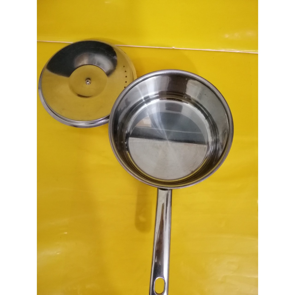 Quánh inox nội địa Nhật, size 19cm, cao 9cm (218), dùng được bếp từ