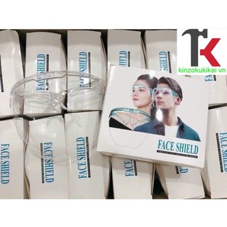 Mắt kính bảo hộ FACE SHIELD MASK chống giọt bắn, chống bụi bảo vệ mắt toàn diện tròng trong suốt
