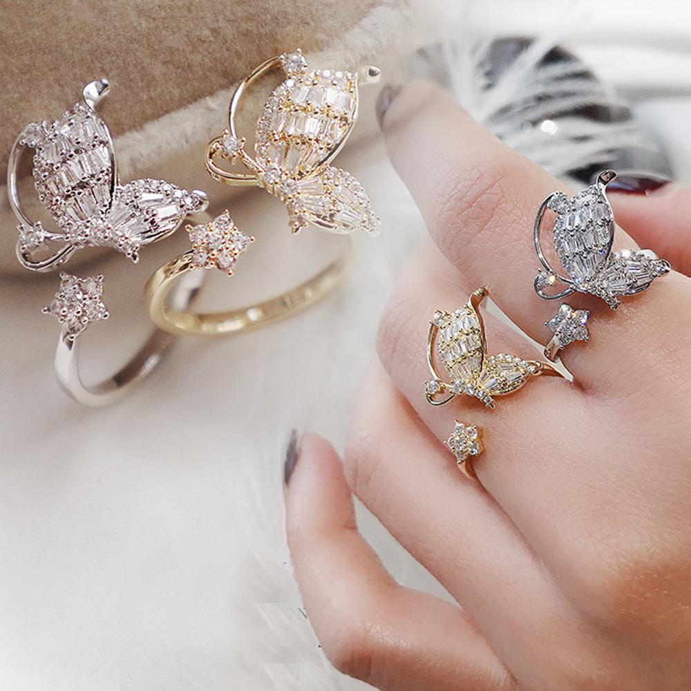 Nhẫn Nữ Họa Tiết Hoa Hàn Quốc Jermy1|Nhẫn Đeo Ngón Tay