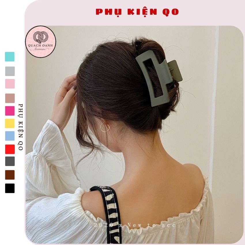 Kẹp tóc thời trang hình chữ nhật rỗng style Hàn Quốc - KEP11