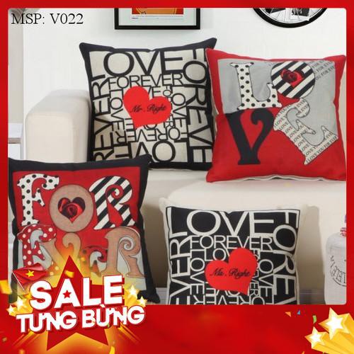 vỏ gối LOVE [Rẻ Vô Địch]