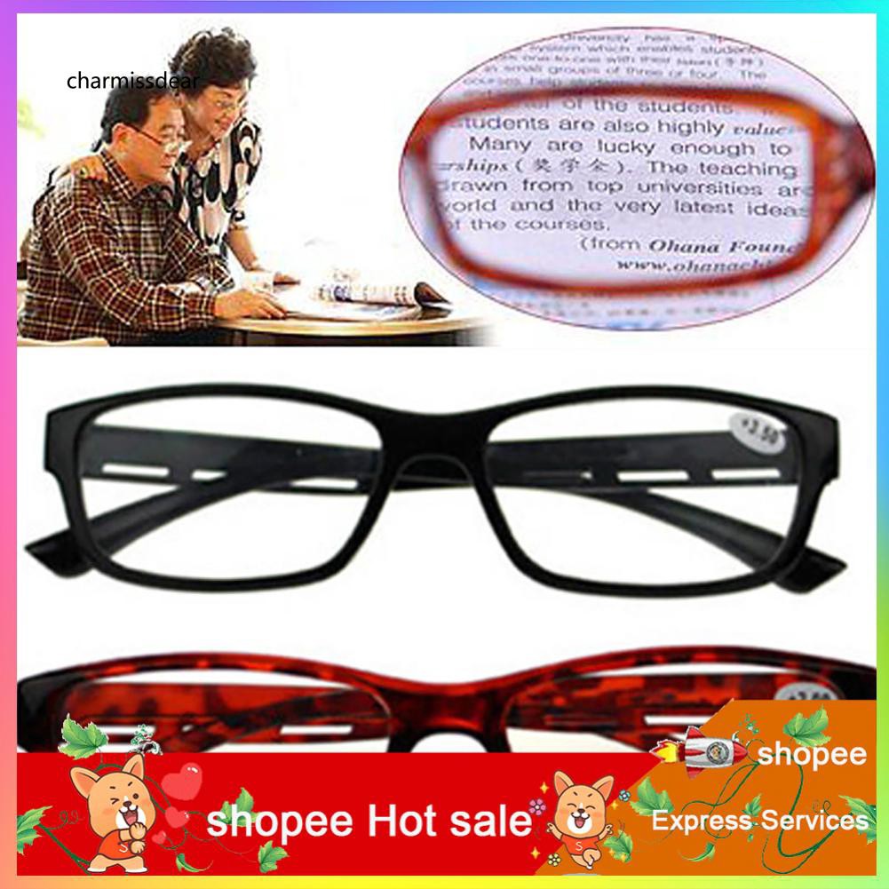 Kính Đọc Sách Gọng Nhựa Resin Siêu Nhẹ Unisex