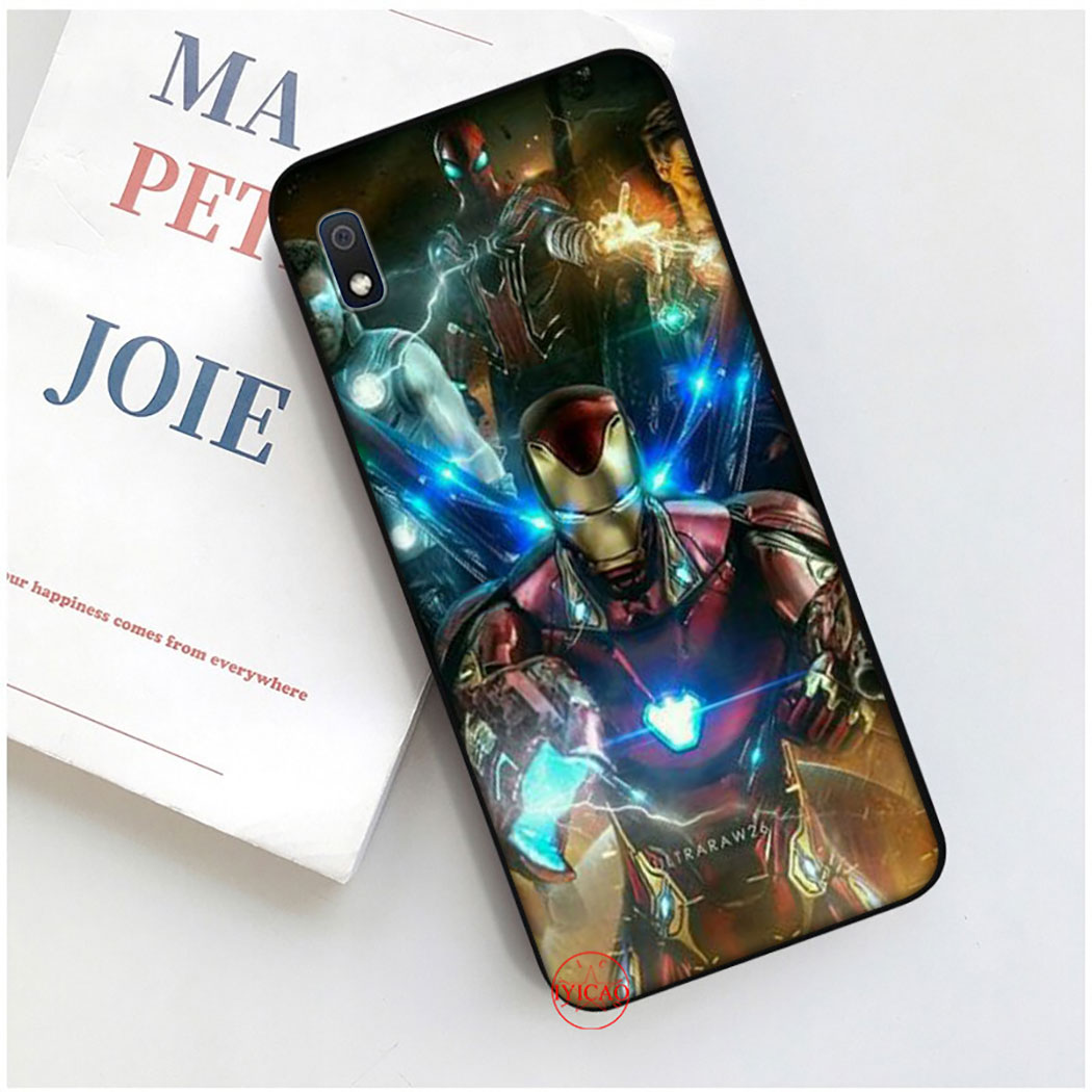 Ốp Lưng Silicone Hình Iron Man Cho Samsung J7 J5 Prime J730 J7 Pro J7Core S20 Fe Lite A8 Plus 2018