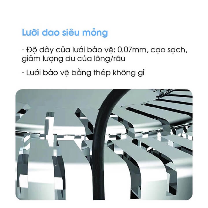 Máy Cạo Râu Cầm Tay Mini Nhỏ Gọn Bỏ Túi - Sạc USB Tiện Lợi Cho Cả Nam Và Nữ - Dao Cạo Râu Điện RNZOR T8