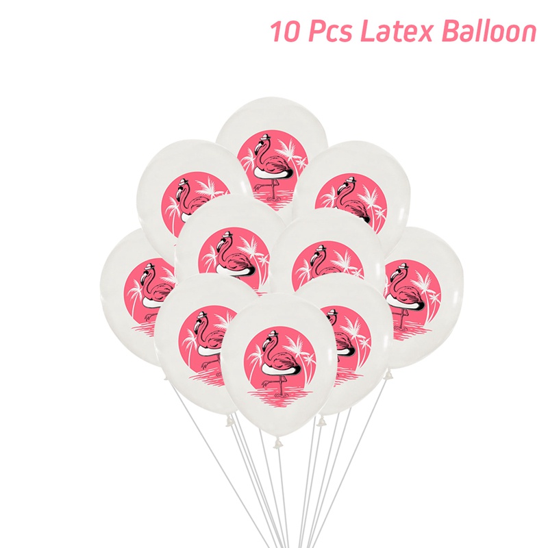 Bộ Bong Bóng Trang Trí Tiệc Hình Hồng Hạc/Quả Dứa Nhiệt Đới