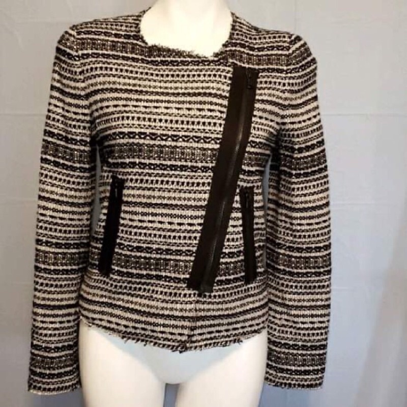 Pass áo tweed zara sz L