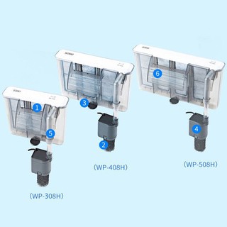 Máy Lọc Thác SOBO WP 308H/408H/508H Dạng Mỏng. Lọc Treo Dành Cho Bể Kính, Bể Thủy Sinh