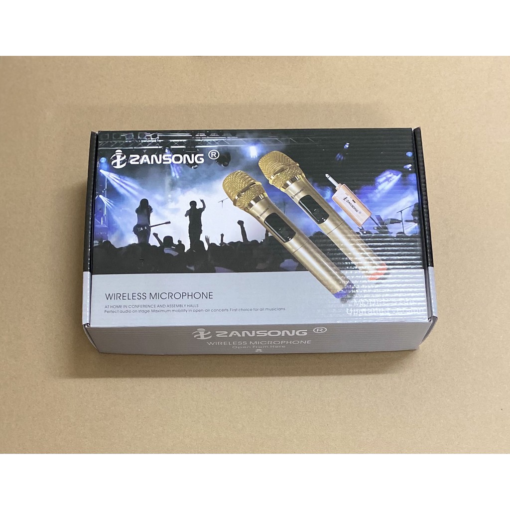 Bộ 2 micro karaoke không dây Zansong S28A