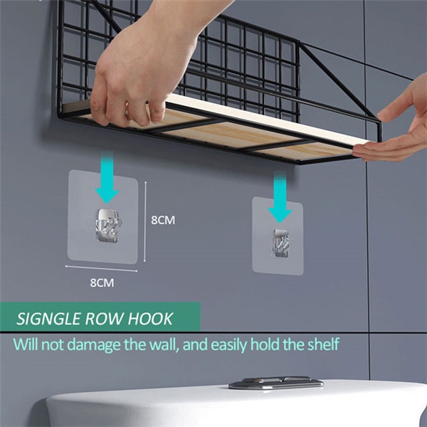 Móc treo đồ dán tường không cần đục lỗ đa năng chống thấm nước