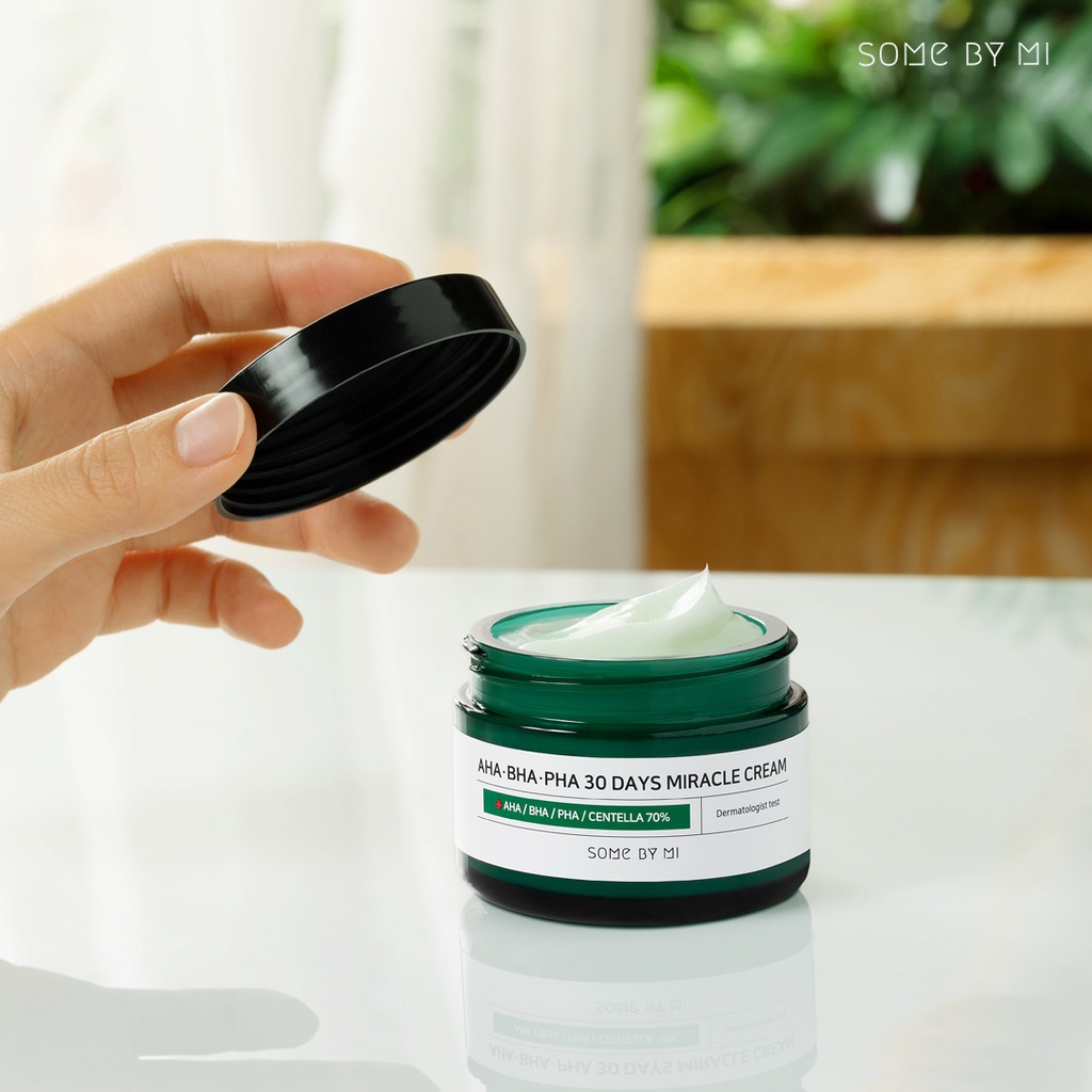 Bộ Đôi Tinh Chất &amp; Kem Dưỡng Da Dầu Mụn Some By Mi AHA-BHA-PHA 30 Days Miracle Serum &amp; Cream