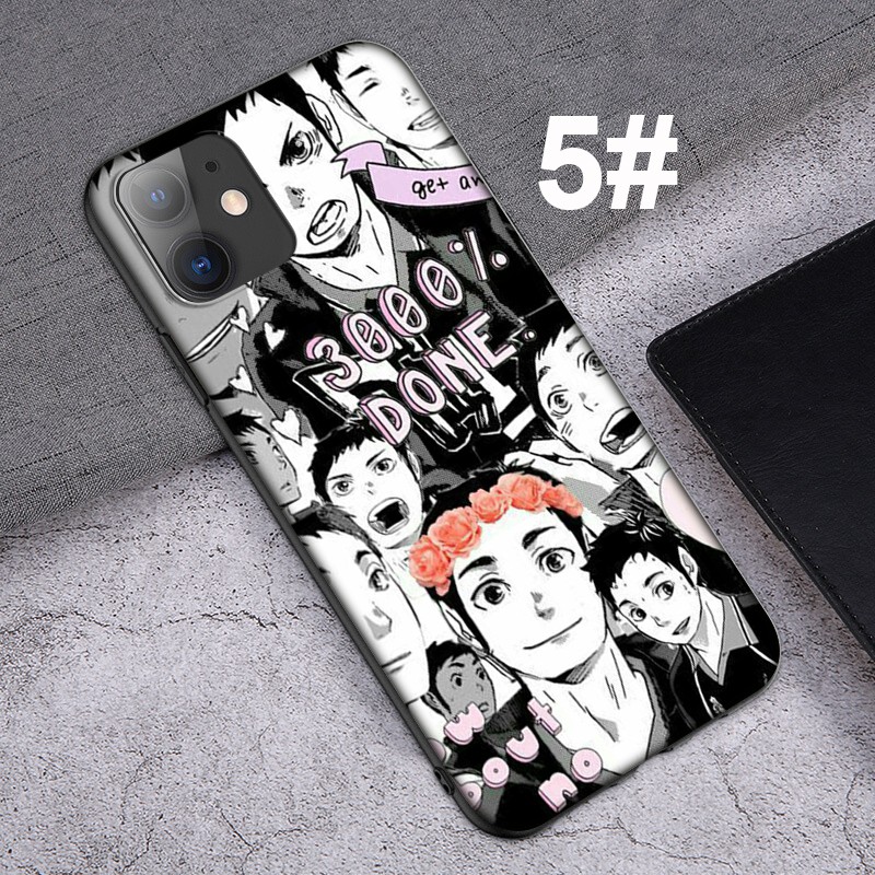 Ốp điện thoại in hình ảnh phim anime Haikyuu cho iPhone 5 5s SE 6 6S 7 8 Plus X XR XS Max 63LU