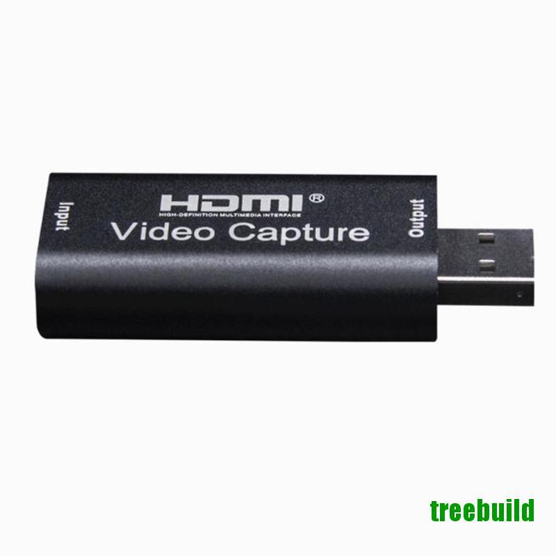 treebuild☆ Usb Video Capture Card Hd To Type-C Usb C Usb 3.0 1080P With Hdmi Loop Output