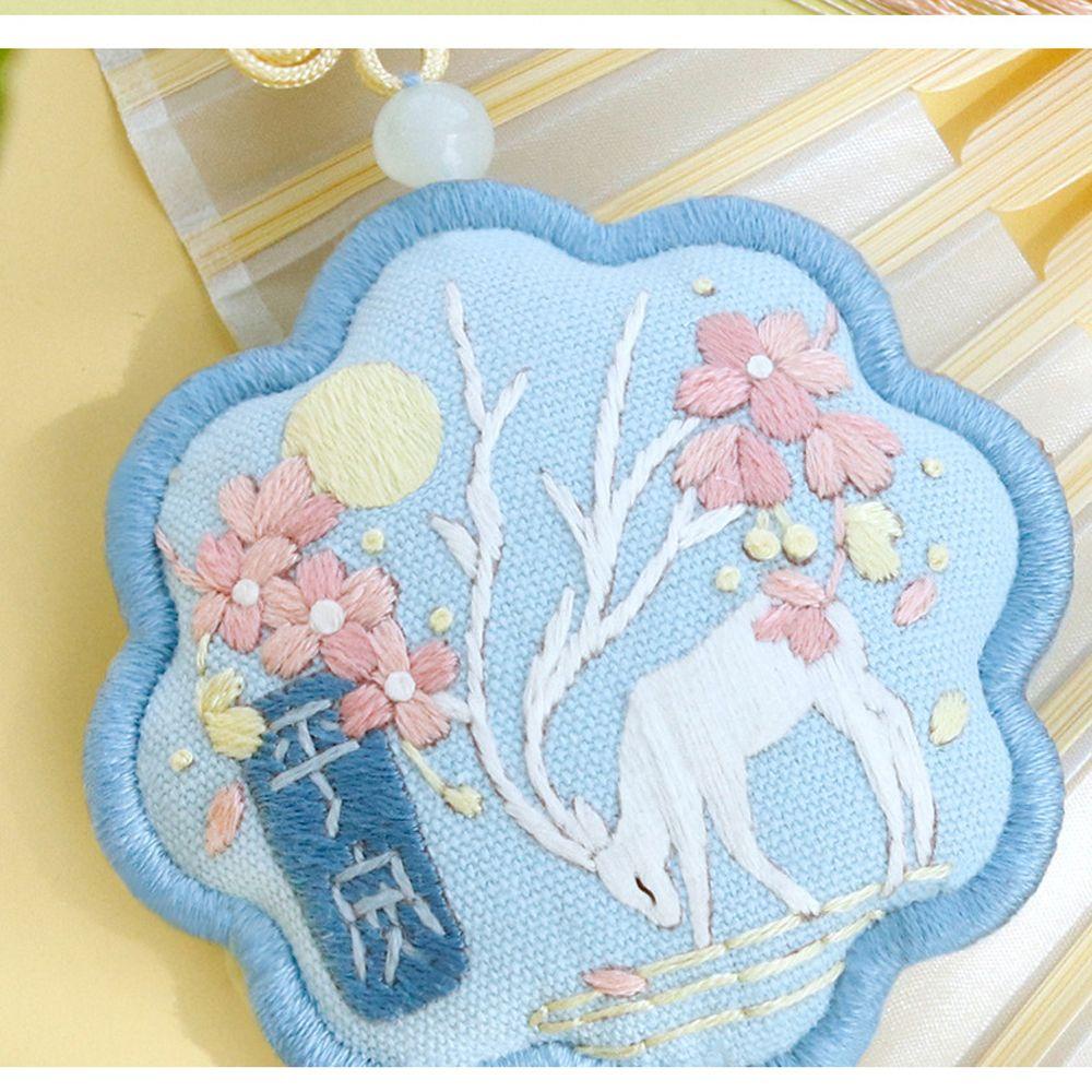 Móc Khóa Thêu Hình Thỏ Dễ Thương Dùng Làm Quà Tặng Giáng Sinh