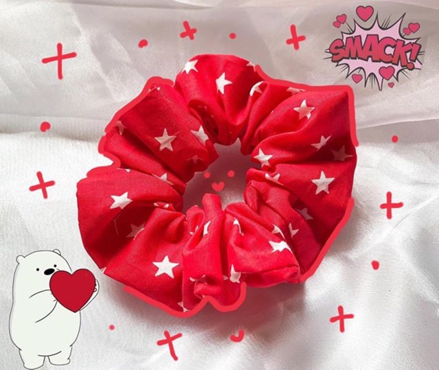 🌟 SCRUNCHIES BUỘC TÓC HÌNH NGÔI SAO 🌟