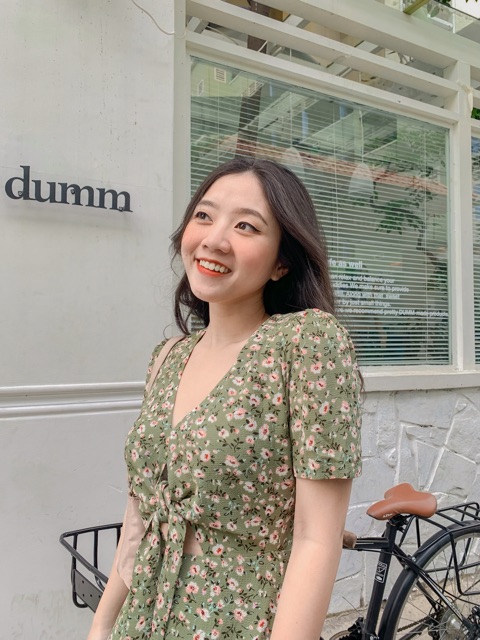 [Mã SKAMA06 giảm 8% tối đa 50K đơn 250K] Đầm Rosa chữ A cột nơ trước ngực | BigBuy360 - bigbuy360.vn