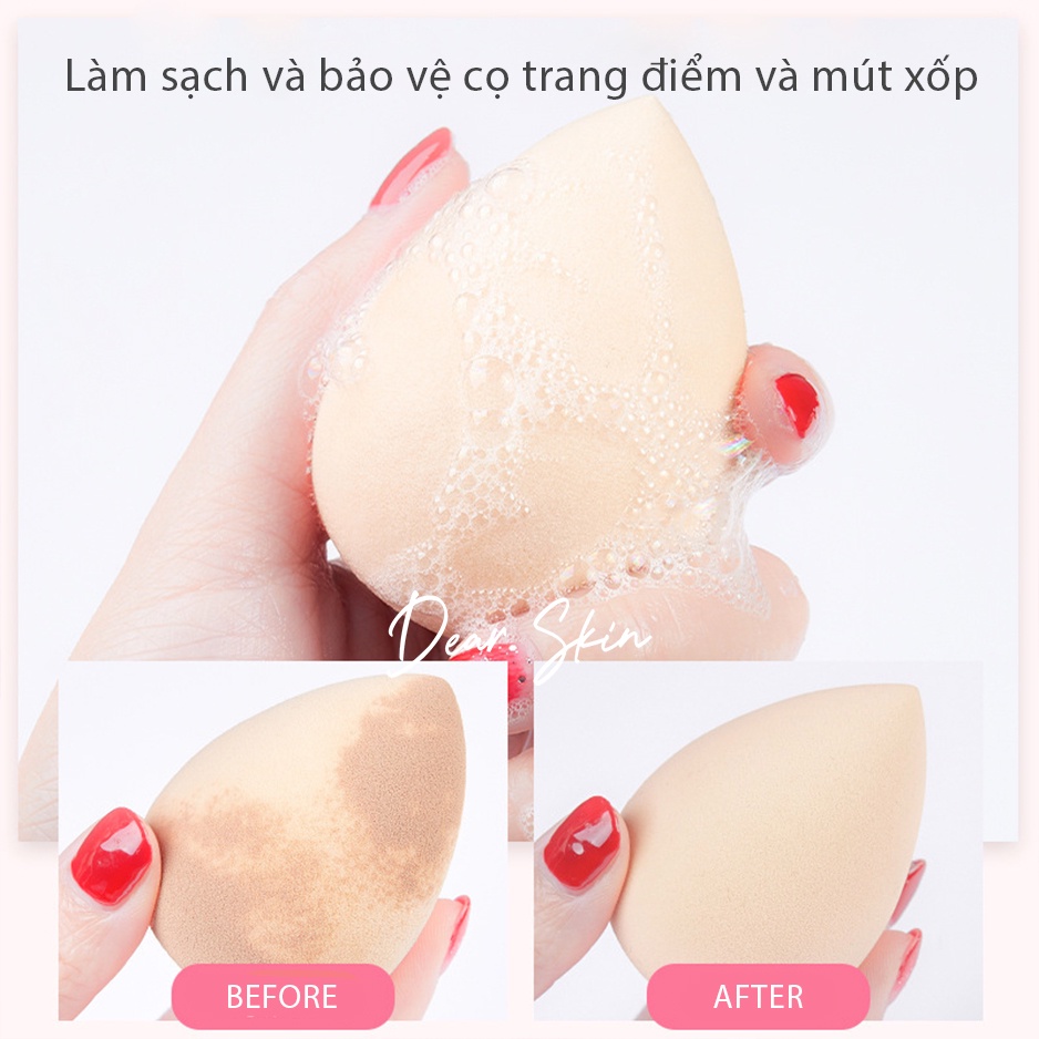 Nước Rửa Vệ Sinh Cọ Và Mút Trang Điểm Maycreate Make Up Tool Detergent 160g