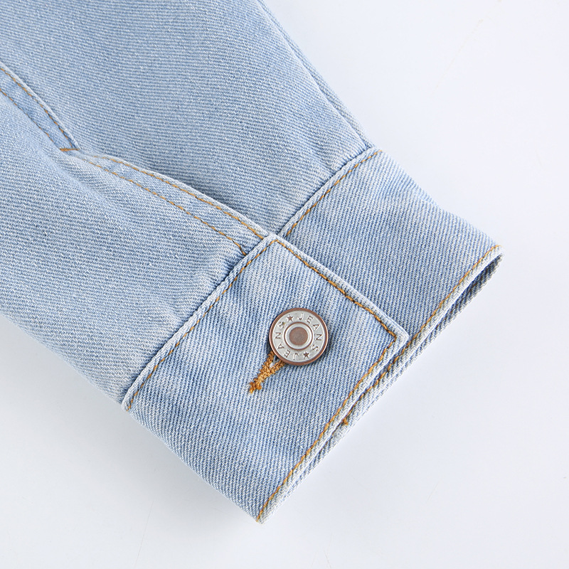 Áo Khoác Denim Có Mũ Trùm Cá Tính Dành Cho Nữ