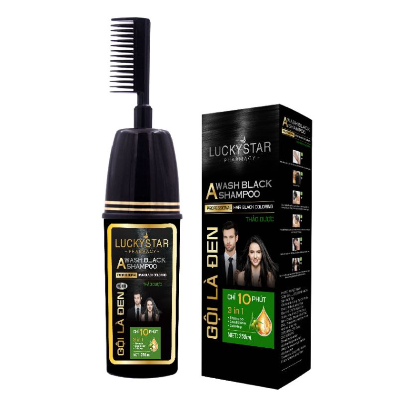 Dầu gội đen Lucky Star