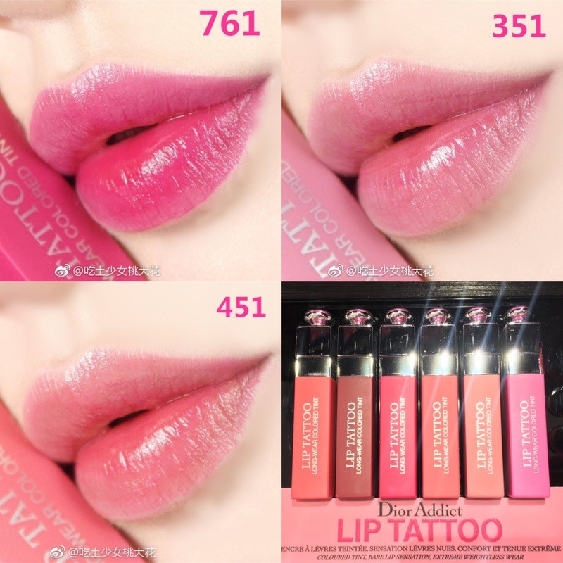 Son kem Dior Lip Tattoo 771 761 451 491 351 | BigBuy360 - bigbuy360.vn