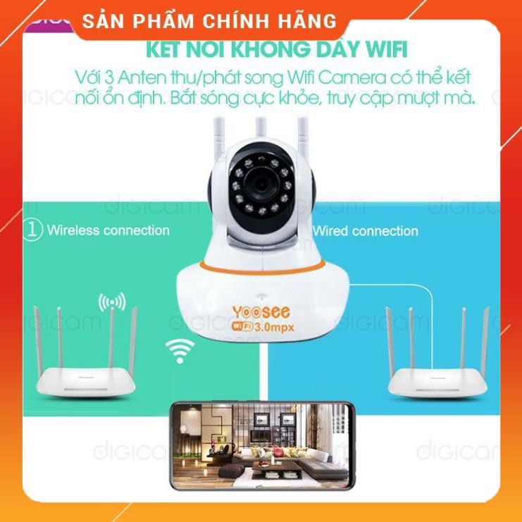 [FREESHIP - Bảo hành 12 tháng] Camera IP YooSee 3.0mpx - Ultra HD 2K Siêu nét | BigBuy360 - bigbuy360.vn