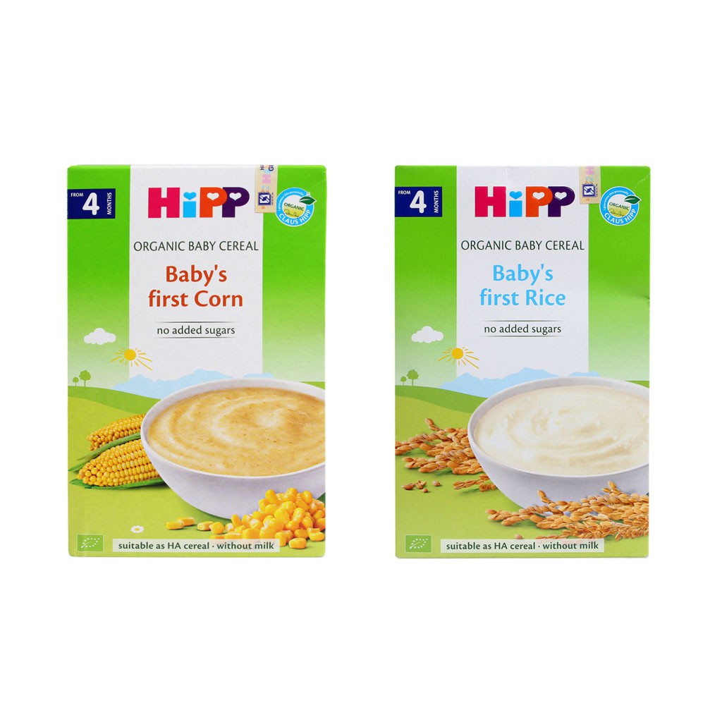 Bột ăn dặm HiPP 4m+ 200g - Không chứa sữa