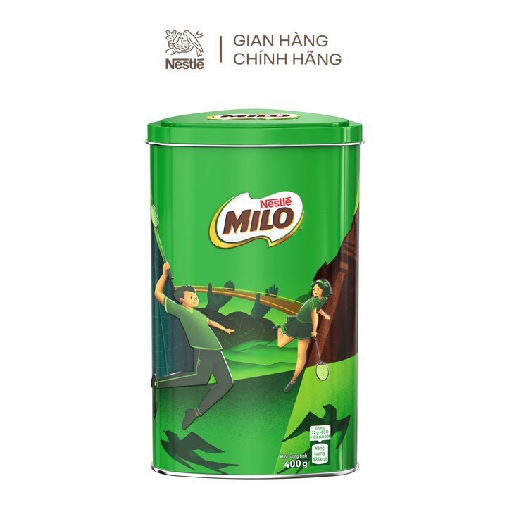 Thức uống lúa mạch Nestlé MILO Sữa 3 trong 1 (440g) - Phiên bản Hộp thiếc