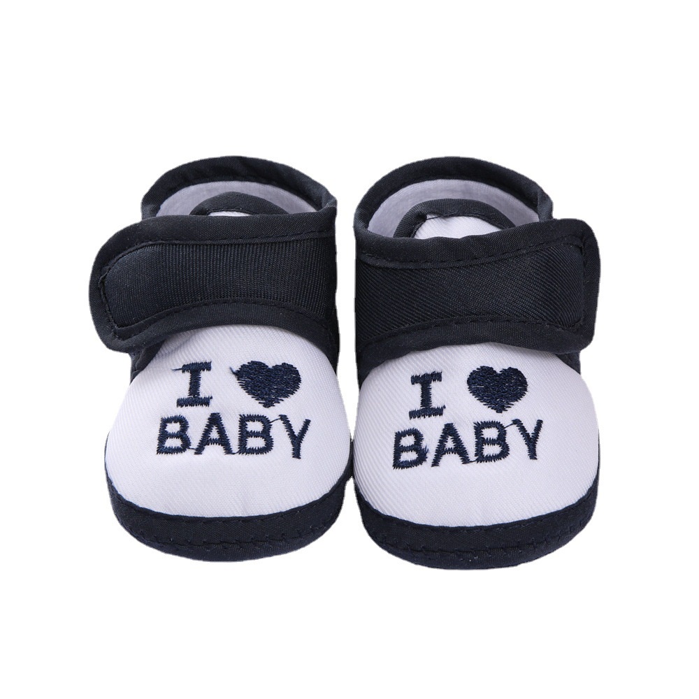 Giày thể thao đế mềm thêu họa tiết hoạt hình dễ thương cho bé sơ sinh
