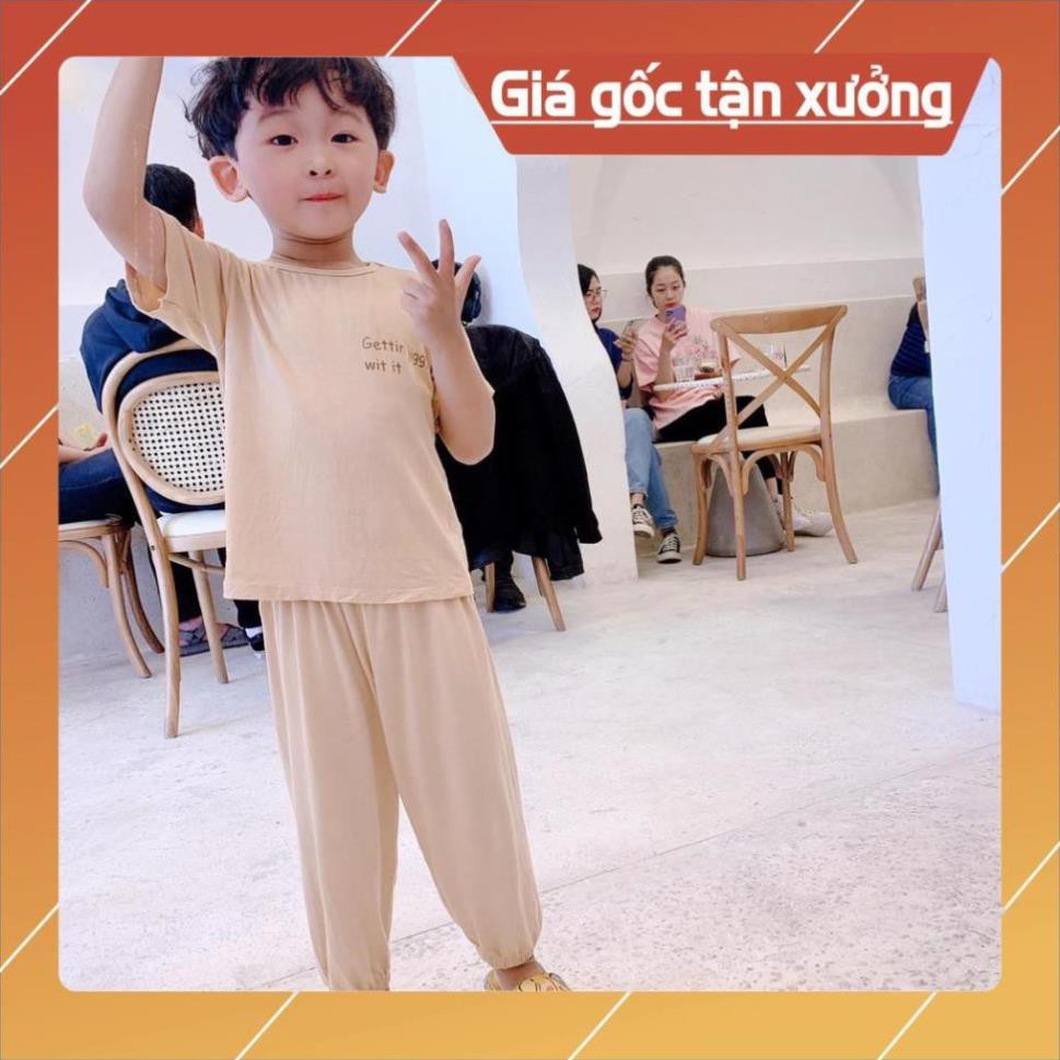 Quần áo trẻ em,đồ bộ em bé - Đồ Bộ Bé Trai, Bé Gái Minky Mom Chất Thun Lạnh, Đồ Bộ Cho Bé Mặc Nhà Cộc Tay Mùa Hè