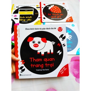 Bộ Thẻ Kích Thích Thị Giác Cho Bé
