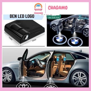 Đèn led chiếu cửa hoạ tiết logo các hãng ô tô