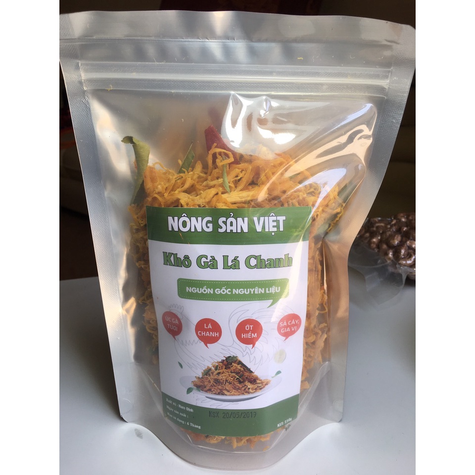 50G khô gà lá chanh, khô heo cháy tỏi, bò sợi - sản phẩm thử DZUNG FOOD