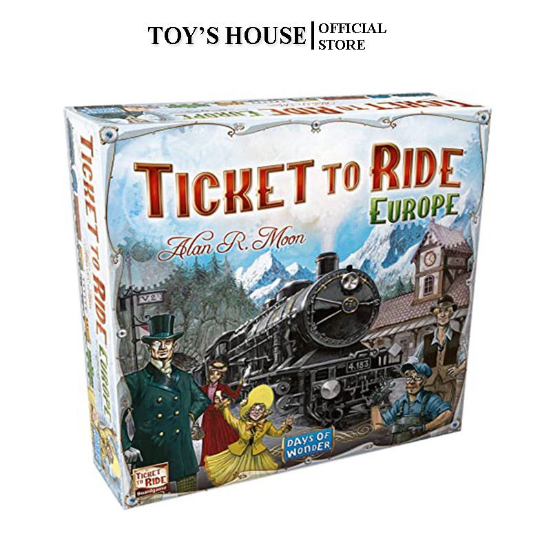 Trò Chơi Ticket To Ride: Europe Tiếng Anh, Board Game Chiến Thuật