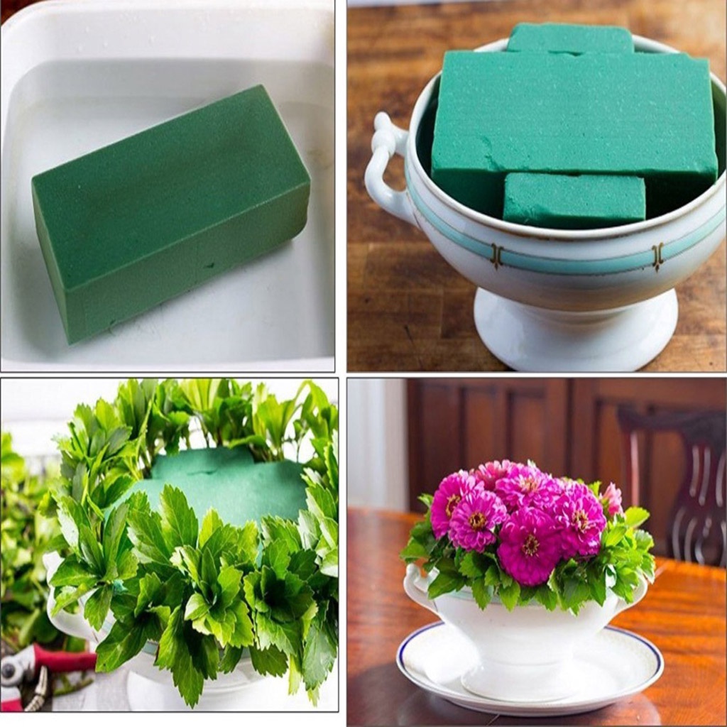 Đế Xốp Tròn 9cm Lót Gạch Men Hoa Khô Ướt Koolsoo Cao Cấp