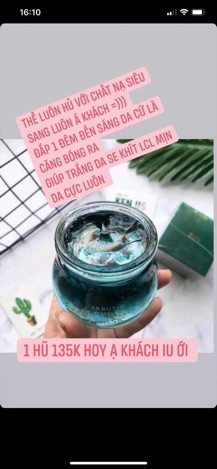 Mặt nạ ngủ Arbutin Thái Lan