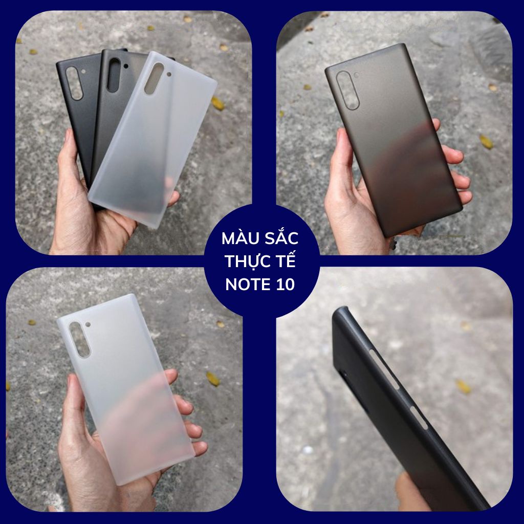 Ốp lưng samsung note 10 dẻo nhựa siêu mỏng giấy chống bám vân tay bảo vệ camera phụ kiện điện thoại huỳnh tân store