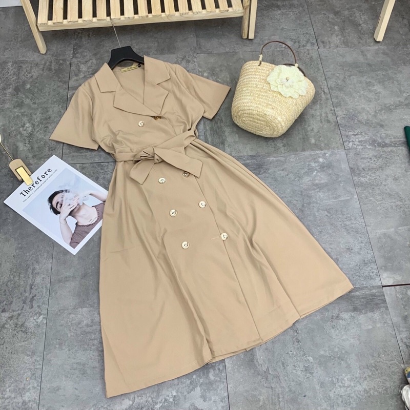 Váy vest cột nơ eo