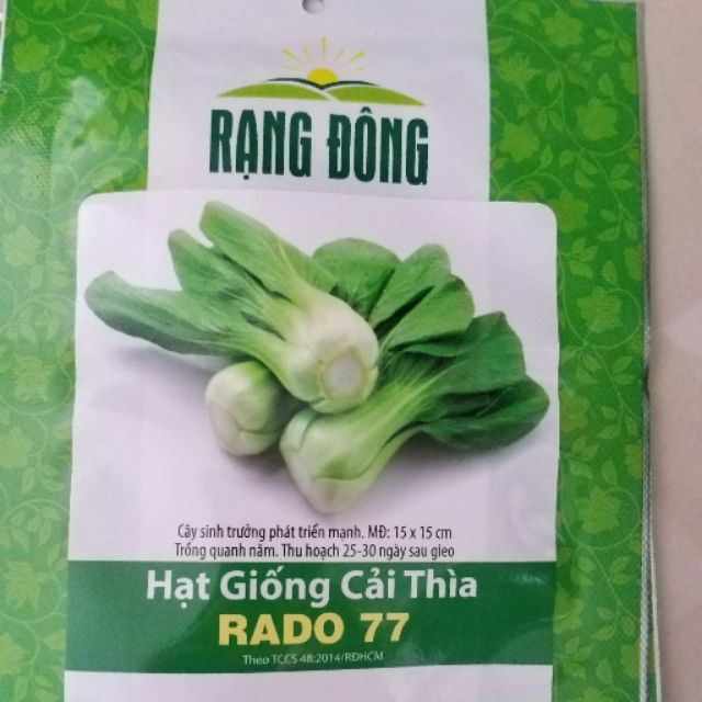 20g hạt giống cải thìa