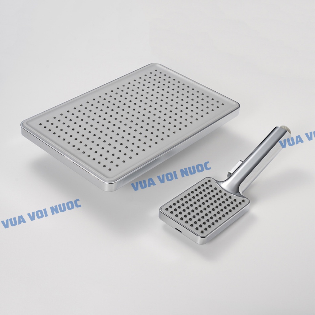 Vòi hoa sen tăng áp massage mặt hình vuông VVN127