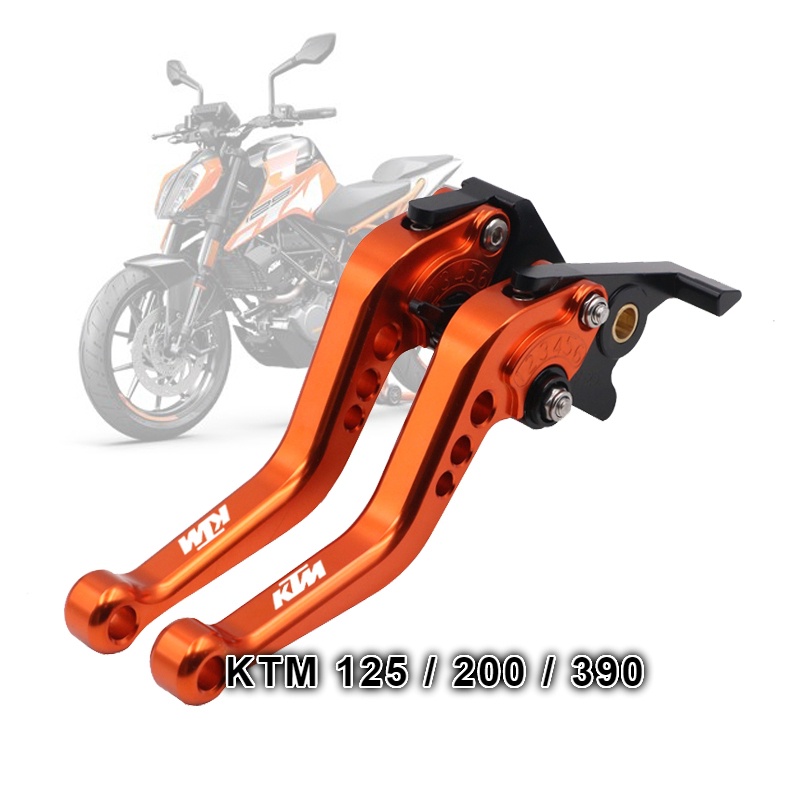 Cặp Tay Thắng Bằng Hợp Kim Nhôm CNC 6 Mức Điều Chỉnh Cho KTM Duke 125/ 200/ 390/ RC200 2013-2021