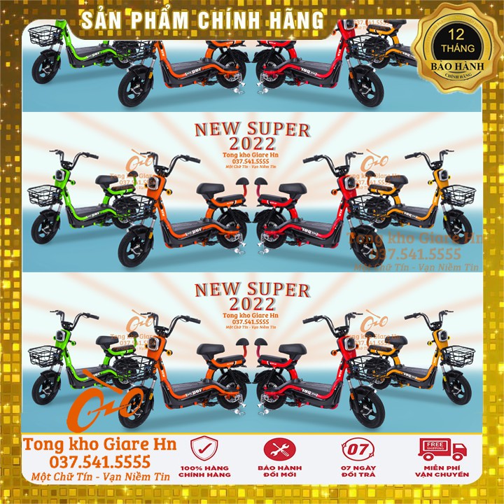 Xe Điện HotGirll New Bike X4, Mẫu xe điện NEW SUPER 2022, động cơ 400w mạnh mẽ, Tải trọng lên tới 250kg