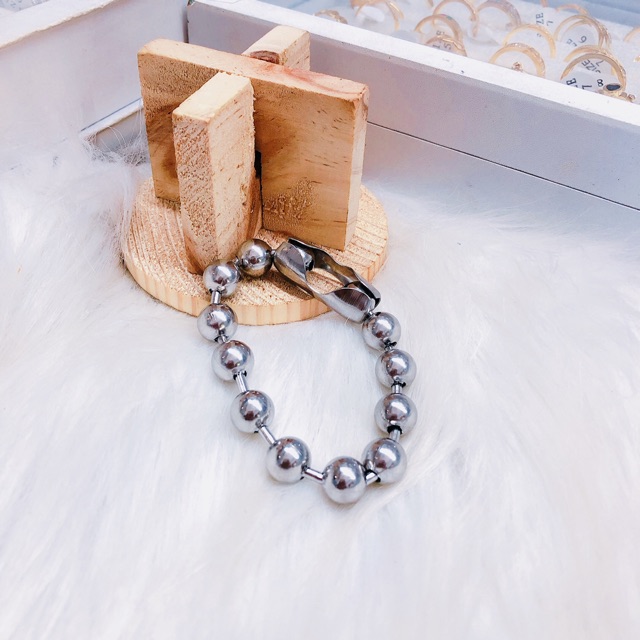 Lắc tay ball chain 8 ly 10 ly