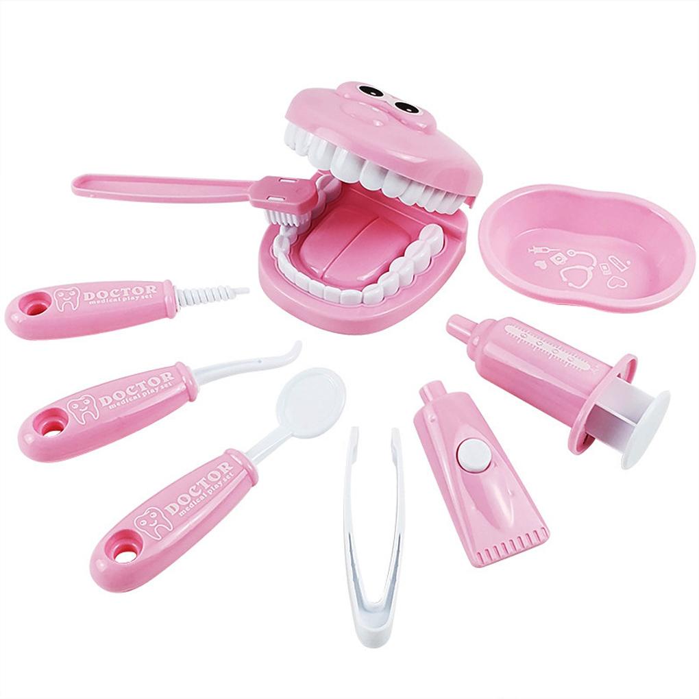 Bộ 9 Bàn Chải Đánh Răng Đồ Chơi Bằng Nhựa Dành Cho Trẻ Mẫu Giáo