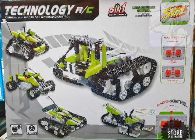 Lego Lắp Ráp Xe 5 in 1 - 402 Mảnh ( Có motor , remote điều khiển )