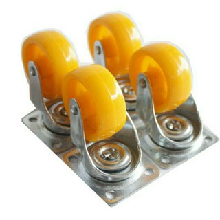 Bánh xe vàng tủ nhôm kính
