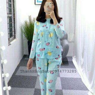 Bộ lanh sau sinh hàng lanh lụa đẹp,mát