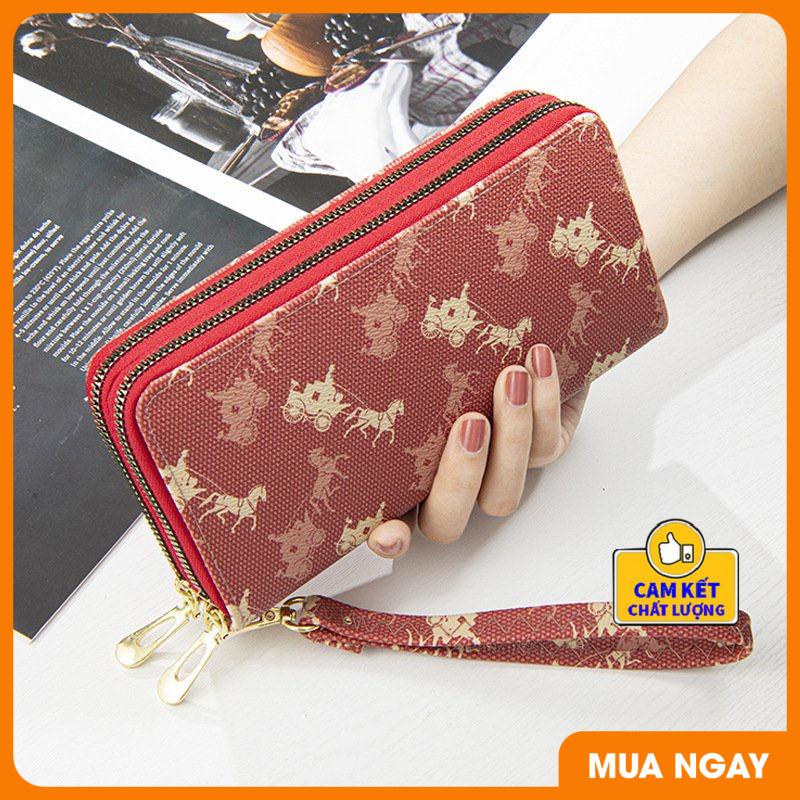 Ví Dài Cầm Tay 2 Ngăn Khoá Lớn Siêu Bền Đẹp Dành Cho Nam Nữ Có Dây Cầm Tay Cao Cấp Nhiều Kiểu Sang Chảnh ST933